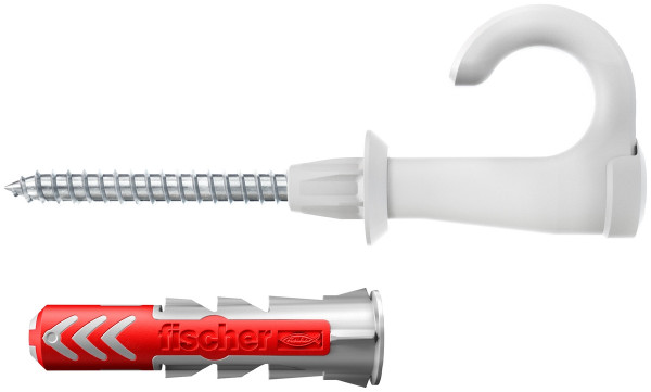 Fischer Universaldübel DuoPower 8x40 mm Round K EasyHook (4 Stück)