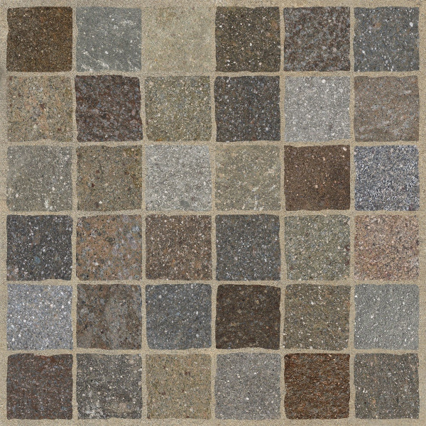GZO Cubetti Porfido Marrone 60/60/2 cm braun