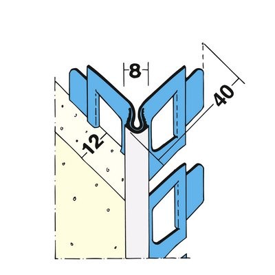 Maisch Kantenprofil Rundbögen 12mm 2.5m 01041 250,0 10