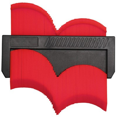 Triuso contour gauge with 76 blades 136x120x38mm plastic