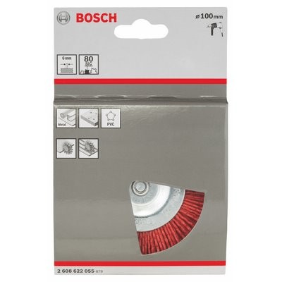 Bosch Scheibenbürste 1.0mm Nylondraht m. Korund Ø100mm