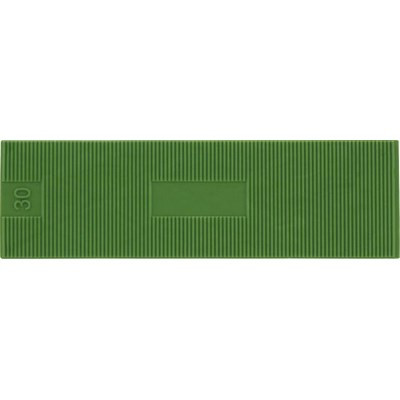 Triuso Unterlegplättchen 100x30x5mm grün Kunststoff 30 Stück - KU5