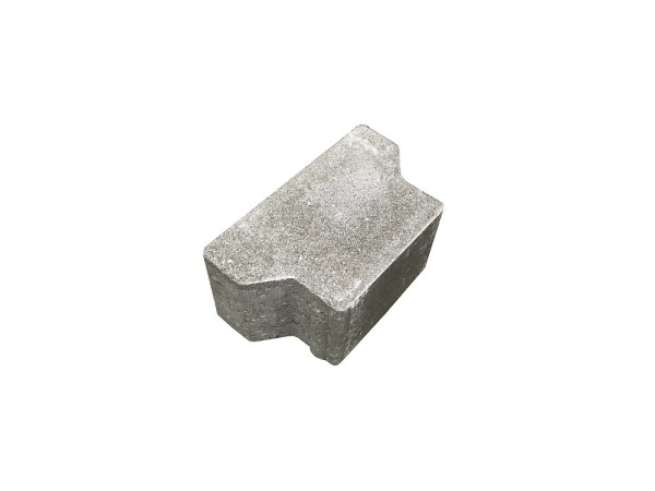 BWL H-Doppelverbundpflaster 8cm Halbstein grau mit Fase