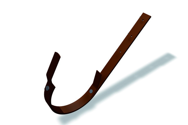 PREFA Rinnenhaken mittel 250/23x7x335mm hellgrau