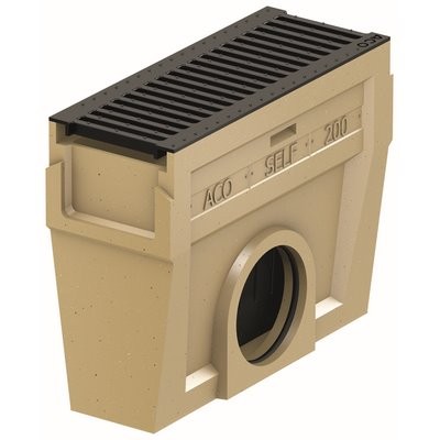 ACO Self® Einlaufkasten m. Gussrost m. Ablauf DN150 500x200x406mm