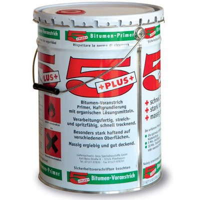 beza 5+PLUS+ bitumen primer 20l lid with outlet UN1263 Class 3II