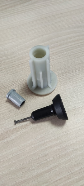 Spritzplast Abschalhülse 70mm a. faservs Kunststoff f. 15mm Spannstäbe