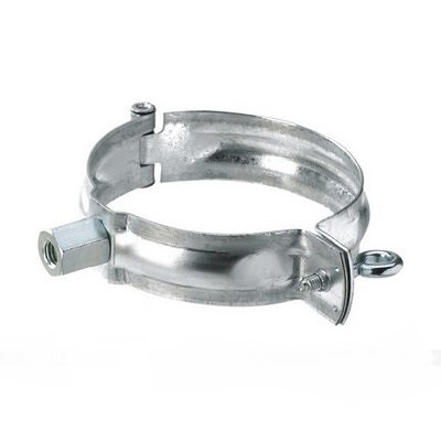 WUS FVZ Regenrohrschelle DN100mm mit Kombi-Mutter M8/M10