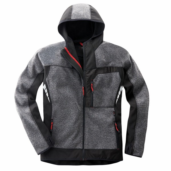 Scheibler Professional Funktionsjacke Gr. XXXL grau-meliert/schwarz