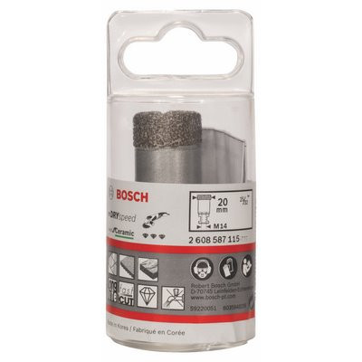 Bosch Diamanttrockenbohrer Dry Speed Best Keramik 20x35mm