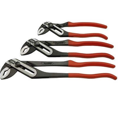 VBW water pump pliers FastGRIP 240mm -182010 burnished red plastic coating