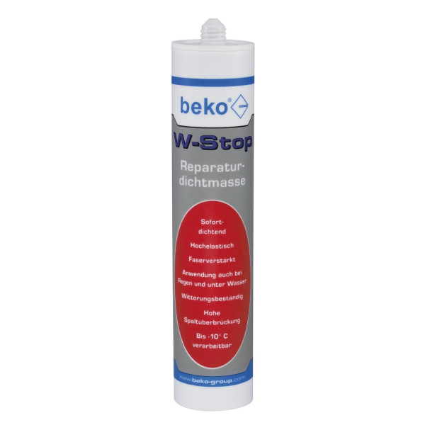 Beko W-Stop Reparaturdichtmasse 310ml grau