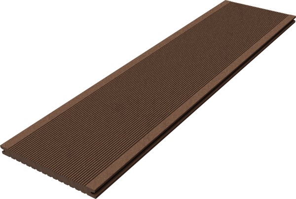 Barfußdiele CLASSIC (Jumbo) lavabraun 4200x242x21mm