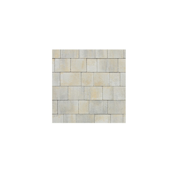 Fränkischer Muschelkalk Pflaster 9x9x9 braun/grau