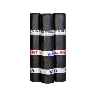 VEDATECT PYE PV 200 S5 blank talkum. Bitumen-Schweissbahn 5.00qm Rolle