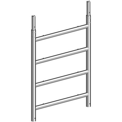 Layher Alu-Standleiter 75/4 4 Sprossen Länge 1.00m - 1297.004