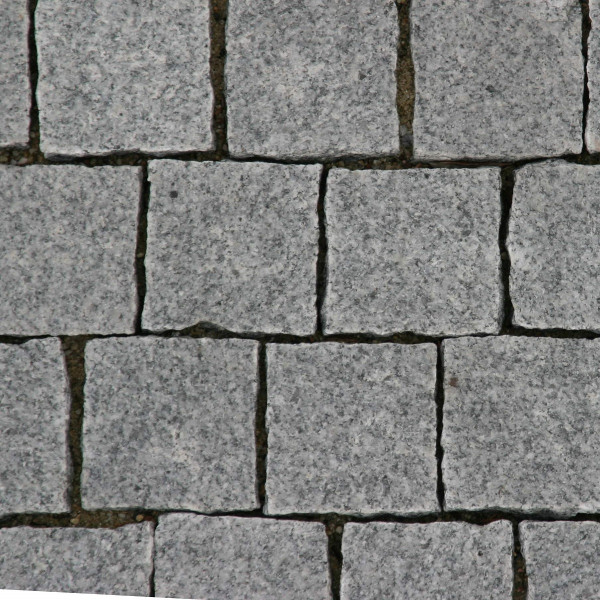 Delta Granit Pflaster G654 9x9x8 m. Fuge OF ges. gefl. Seit. gesp. anthr.