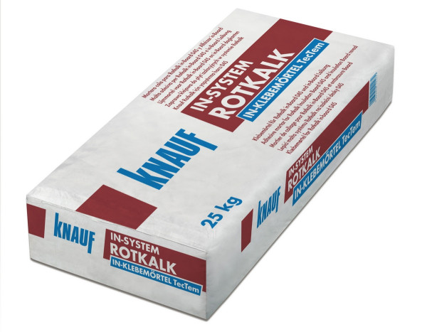Knauf Rotkalk in-Klebemörtel TecTem 2.0mm 25kg