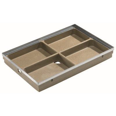 ACO Self® Schuhabstreifer Vario Wanne a. Polymerbeton 1000x500x80mm