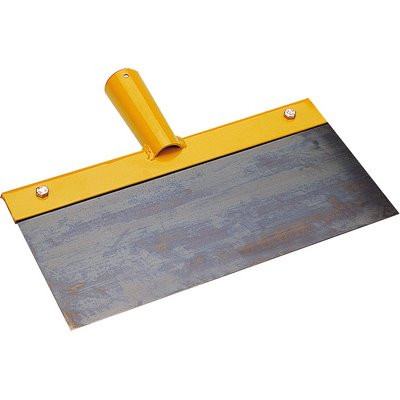 Triuso Federstahl Stoßscharre 1.0mm 150mm breit o. Stiel