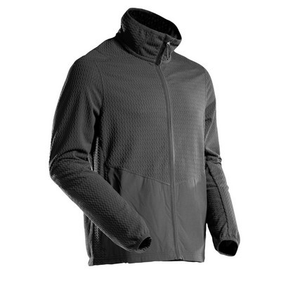 MASCOT® Customized Microfleece Pullover m. Reißver. schwarz Gr. 2XL