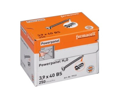 FC-Powerpanel H2O Schrauben 3.9x40mm BS 250 Stück m. Bohrspitze