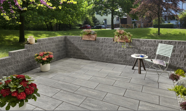 Galanda Antaria Mauer EE 30x15x12cm End-Element grau