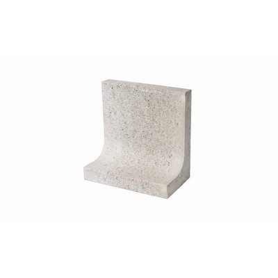 Lithonplus L-Stein 40x40x22cm steingrau ohne Bewehrung