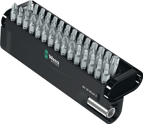 Wera Bit-Check 30 Wood 2 30-teilig PH/PZD/TX - 05057432001