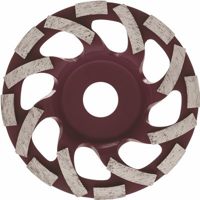 Diewe New Fan Cup Beton rot Beton-Schleiftopf Ø 125mm 22.23