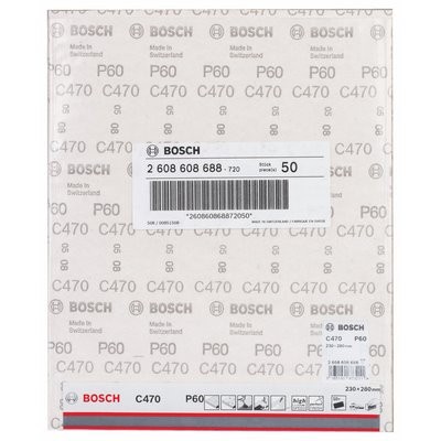 Bosch Papierschleifblatt C470 230x280mm K60