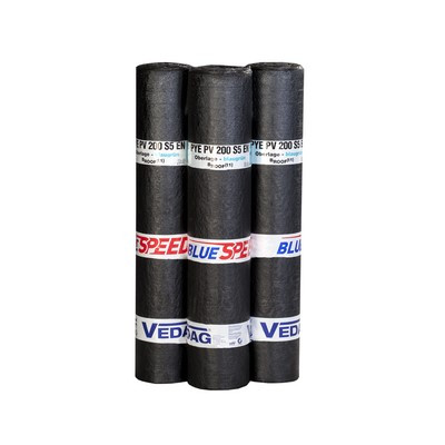 VEDATECT PYE PV 200 S5 EN blaugrün Bitumen-Schweissbahn 5.00qm Rolle