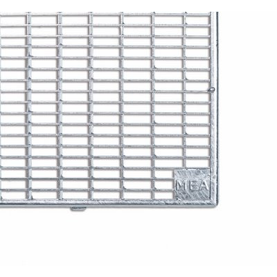 MEA Normgitterrost 100x50x2cm MW30x10 o. Zarge