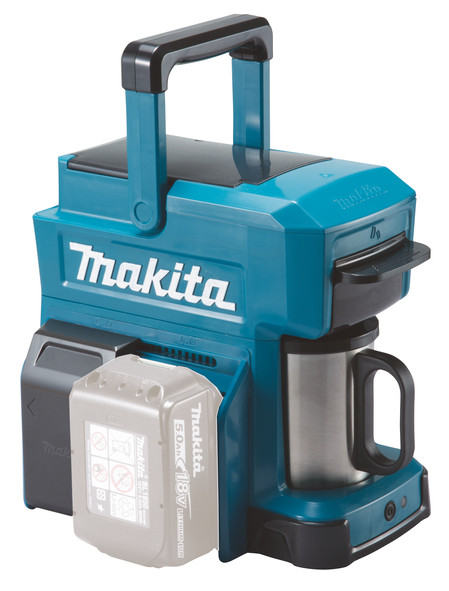 Makita Akku-Kaffeemaschine ohne Akku u. Ladegerät