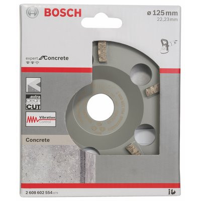 Diamentowa tarcza garnkowa Bosch Expert Concrete Extraclean 125x22,23x4,5mm