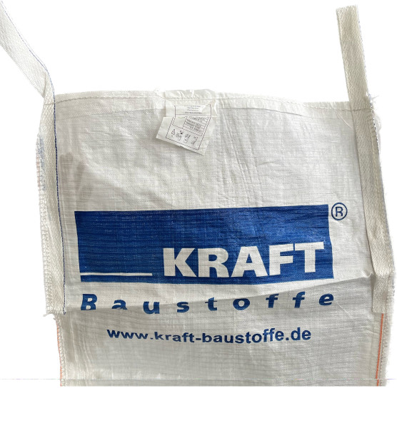 Big Bag "Kraft Baustoffe" 90x90x90cm mit 4 Hebeschlaufen