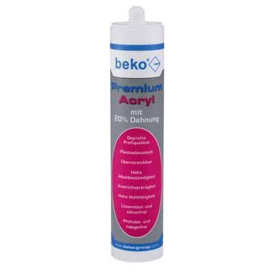 Beko Premium-Acryl 20% Dehnung 310ml 310ml weiß hochdehnfähig