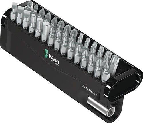 Wera Bit-Check 30 Metal 1 30-teilig Schlitz/PH/PZD/TX/6Kt - 05057434001