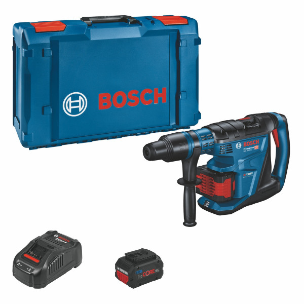 Bosch GBH 18V-40 C PROFESSIONAL Akku-Bohrhammer Biturbo mit SDS MAX