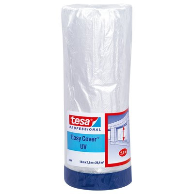 tesa Easy Cover® Folia UV matowa 14 m x 2100 mm 00 niebieska - 4369
