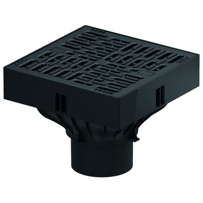 ACO Self® XtraPoint Hofablauf mit Kunststoffrost Kl. B 125