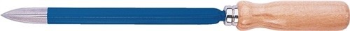 Triangular hollow scraper similar to DIN 8350 Form L.250mm W.16mm C with H-handle Rennsteig