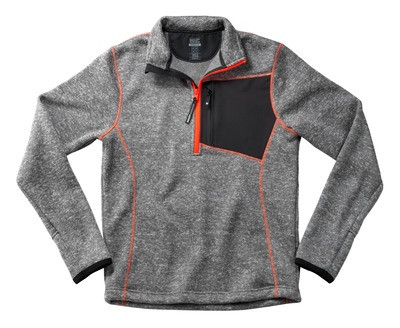MASCOT® Reims knitted sweater grey-mottled size 2XL