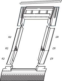 Roto EDW 094/118 Qx200AV2 RotoQ Eindeckr. Ziegel, HoheZiegel, Wellblech