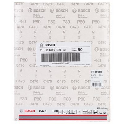Bosch Papierschleifblatt C470 230x280mm K80