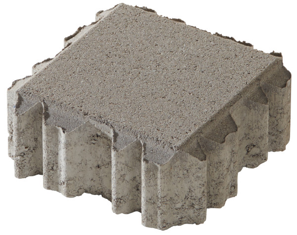 Pflaster MultiTec Öko 20x20x8cm grau. Kanntec10. betonglatt