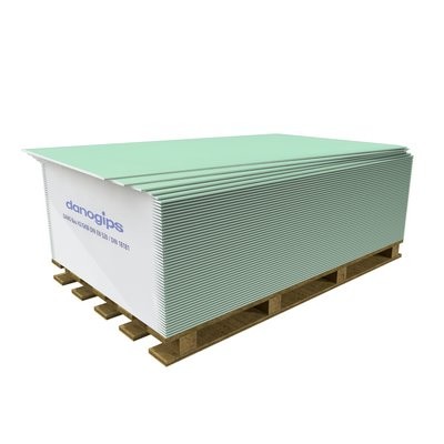 DANO® Bau imprägn. H2/GKBi HRAK Bauplatte auf MWP 2000x1250x12.5mm