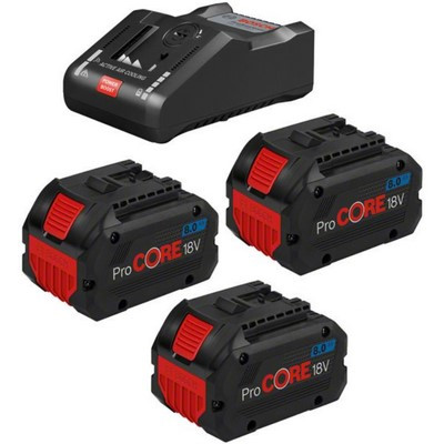 Bosch ST Starter Set ProCORE 3x PC18V 8.0Ah + GAL18V-160