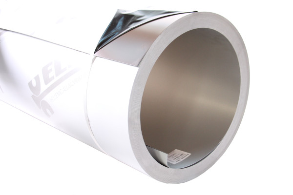 Alu Band Zuschn. 0.8x1000mm RAL 8014 VS Sepiabraun mit Folie