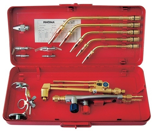 Schweiß- u.Schneidgarnitur RHÖNA Kombi 1 7 AC Injektor Schneidb.b.100mm GCE RHÖNA